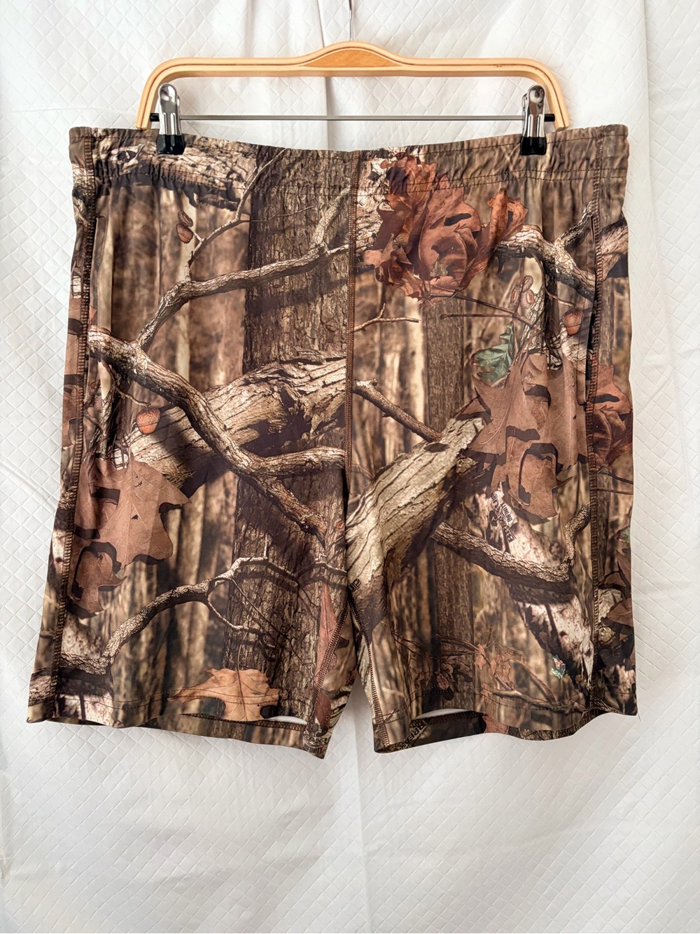 Russell Athletic Brown Camouflage Men's Athletic Shorts